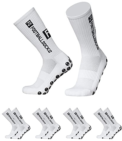 Lixada Calcetines de fútbol para hombre y niño, unisex, calcetines de compresión, antideslizantes, de secado rápido, para fútbol, baloncesto, ciclismo, maratones, 2/3/4/6/8/10 pares (opcional)/39-46