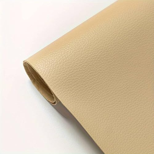 Kunstleder Selbstklebend Reparaturset - 40 x 300 cm | LEATHERPATCH (Beige)