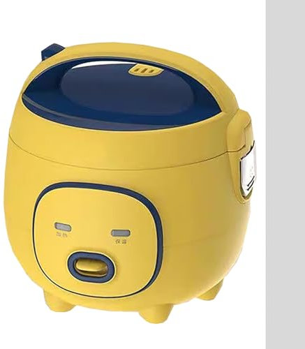 Mini olla arrocera y vaporera 1.6L Olla arrocera eléctrica de pequeña escala con revestimiento interior antiadherente de aleación de aluminio, for dormitorio familiar for 1-2 personas