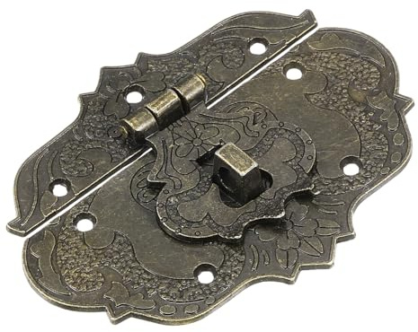 QUARKZMAN Cerrojo Antiguo, 85 x 65mm Bronce