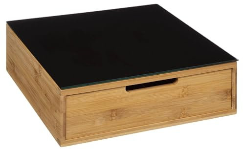 WELL HOME MOBILIARIO & DECORACIÓN Porta capsule 2 cassetti bambù