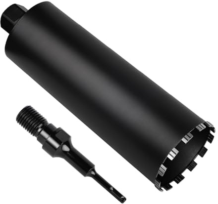 CPROSP 1¼ UNC Diamantbohrkrone mit SDS PLUS Adapter, l 420 mm, Kernbohrer | Für Bohren in in Beton, Stahlbeton; Kernbohrkrone DM 162 mm; Mauerwerk und Stein