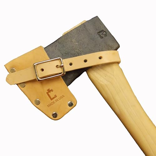 COUNCIL TOOL Mask - Hatchet Natural (Tan) Leather Sheath - AM-SHEATH22