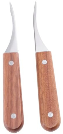 MAGICLULU 2 pièces Outil Éplucheur Crevettes Acier Inoxydable avec Manche Dur Décortiqueuse Crevette Compacte et Sûr pour Lavage Au Lave- pour Cuisine Professionnelle Couleur Aléatoire