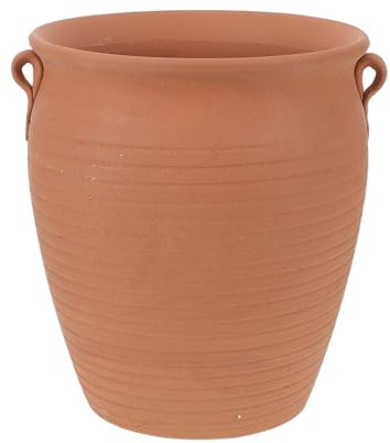 Gatuida Bac à Légumes Terre Cuite avec Aération pour Oignons et Pommes de Terre Pot à Ail pour Plan de Travail Style Campagnard
