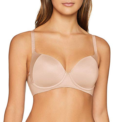Triumph Damen BH Body Make-up Soft Touch WP EX, mit Bügel, Gepolstert, Verstellbare Träger, 80B, Neutral Beige