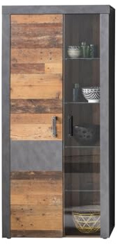 trendteam smart living - Indy - Couchtisch - Alteiche - Sofatisch mit zusätzlicher großer Ablagefläche - (BxHxT) 110 x 47 x 65 cm - Wohnzimmertisch in rustikaler Optik