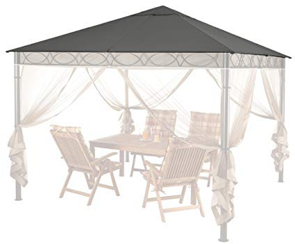QUICK STAR reservdäck 3 x 3 m stil pavillon grå RAL 7012