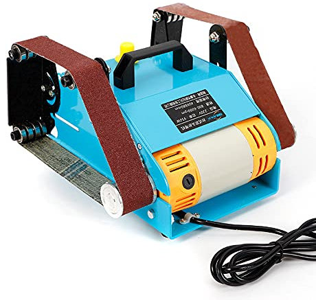 Elektrisk bandslipning, bandslip, dubbelaxel, bordsslip, 950 W, 220 V