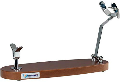 BRICOMIRAS JAMONERO Modelo Plegable Haya Color Nogal, Ideal para EL HOGAR, para Bares Y RESTAURANTES, Soporte JAMONERO FÁCIL DE Guardar