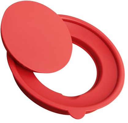 BESTonZON Spritzschutz für Rührschüssel Eierschalen Schneebesen Mixer Spritzschutzdeckel Abdeckung Backen Spritzschutz zum verhindert Backen und Pürieren Teigs beim Mixen Aufschlagen 22cm | Einfache Reinigung, Platzsparend Verstaubar, Schützt Arbeitsflächen und Wände, Passend für Küche und Backzubehör