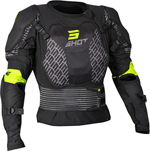 Shot Optimal Black Skyddsjacka (Black,M)