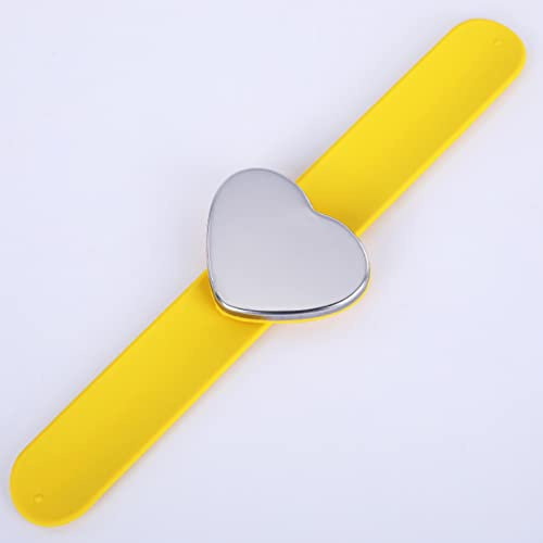 BeisDirect Magnetisches Nadelkissen zum Nähen des Handgelenks, Haarnadelhalter, zum Nähen des Handgelenks, Nadelkissen mit Silikon-Armband für das tägliche Nähen von Hand (Gelb)