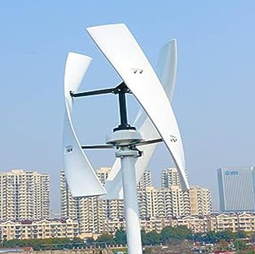 LTSRLL Turbinas eólicas de Eje Vertical, 5000w 12v 24v 48v aerogenerador, levitación magnética Permanente, para Marina, casa rodante, Chalet,48V