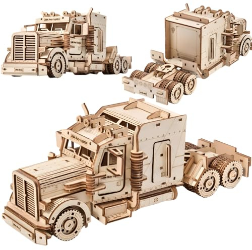 Little Story Holz Puzzle 3D Pädagogisch Do it Self Für Kinder Erwachsene Sammlerstück (LKW)