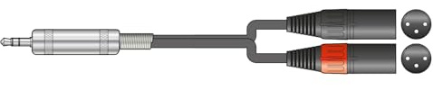 Classic 3.5mm - 2 XLRM 1m