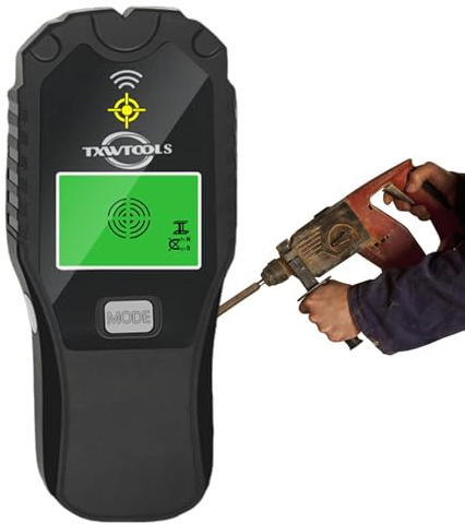 Détecteur de câbles derrière le mur, détecteur électronique de poutres, chercheur de capteur de goujons avec écran LCD, détecteur de goujons avec indication visuelle et affichage audio