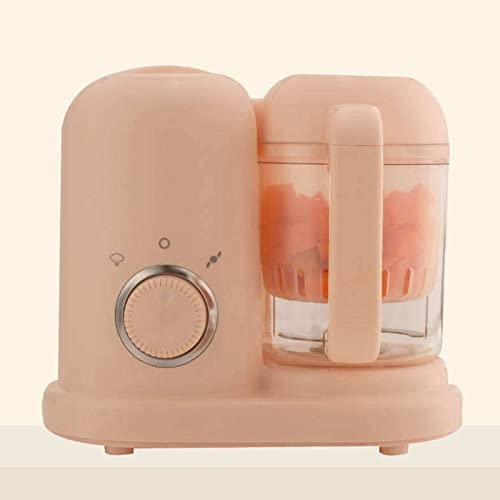 Mixeur portable compact pour smoothie et robot culinaire, mixeur électrique avec lame de sécurité pour purée, céréales de riz, et plus encore - 4 fonctions - rose