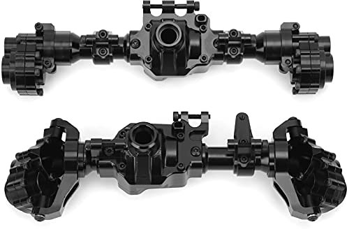 Drfeify RC-Car-Achsengehäuse, Metallgehäuse für Vorder- und Hinterachse, Upgrade-Teile, Zubehör, Passend für 1/10 RC-Car