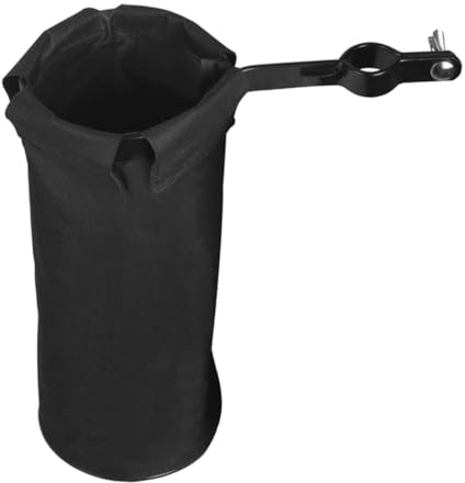 BESTonZON Tragbare Drumstick Tasche zur Aufbewahrung und Transport von Trommelstöcken aus Oxford Stoff und Metall Verschleißfest mit Abnehmbarem Beutel