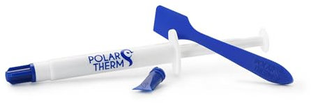 Polartherm X-10 by Thermal Grizzly - 5 Grams CPU Thermal Paste for CPU & GPU - High Thermal Conductivity, Long Durability, Non-Conductive Thermal Grease - Thermal Compound Kit with Spatula