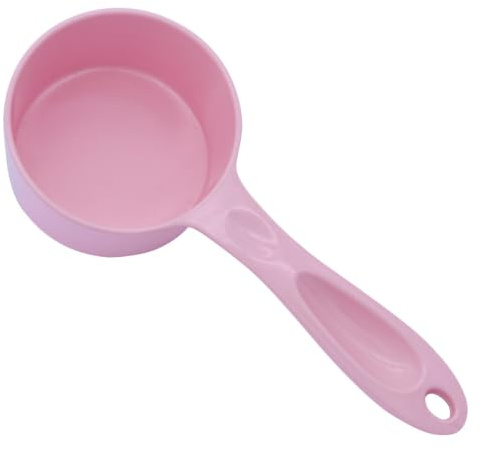 Homoyoyo Doseur De Croquettes pour Chien Et Chat - Cuillère à Mesurer en Grammes avec Pelle à Croquettes - Idéal pour Nourrir Les Animaux De Compagnie Rose