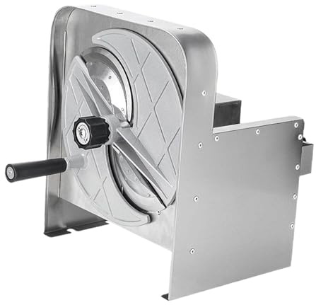 Ronyme Affettatrice Manuale Commerciale per Frutta, Professionale, affettatrice Rapida, Macchina per taare Alimenti con Spessore Regolabile per, 2r