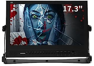 Monitor per Telecamere 17.3 IPS 3G-SDI Monitor di trasmissione P173-9HSD 4K Design in alluminio LCD 1920x1080 for fotocamere DSLR Movie Field