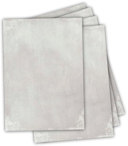 Premium Briefpapier DIN A4, grau, 120g/m², bedruckbar, Laser, Tintenstrahl, Motivpapier, zum basteln, Glückwunschkarte, Einladungen, Elefantenhaut, DIY, 100 Blatt