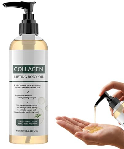 Collagen Oil for Skin Tightening, 2026 Magic Firming Body Oil for Scars, Wrinkles and Stretch Marks, Collagen Oil for Skin and Face (1pcs)
