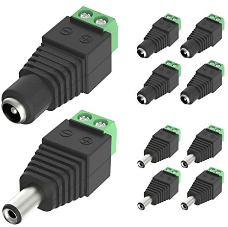 VCE DC Connettore di Alimentazione Maschio Femmina