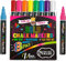 Chalky Crown - Chalk Pens - Liquid Chalk Markers - Dry Erase Marker Pens - Chalk Markers for Chalkboards, Signs, Windows, Blackboard - 24 Chalkboard Labels Included - 8 Pack, Multicolored, 6mm