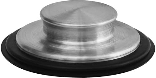 3 3/8 inch (8.57 cm) - Kitchen Sink Stopper Stainless Steel Garbage Disposal Plug Fits Standard Kitchen Drain Size of 3 1/2 inch (3.5) Diameter