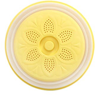 Lintat Microwave Cover, Foldable Splashproof Plastic Food Storage Cover with Ventilation Opening, Fruit Vegetable Drainer Basket, 10.75 in Diameter