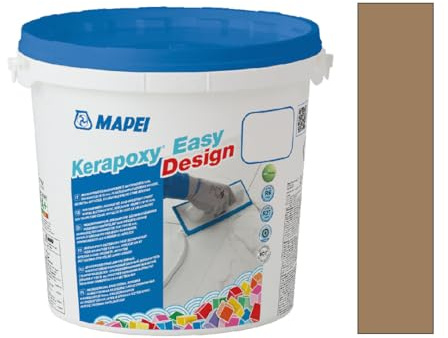 MAPEI Kerapoxy Easy Design 135 GOLD 3kg - decorativo, resistente a los ácidos, lechada epoxi de dos componentes