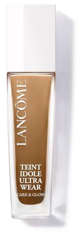 Lancôme Teint Idole Ultra Wear 445N, feuchtigkeitsspendende Full Coverage-Foundation in Braun mit natürlich mattem Finish, bis zu 24 Stunden Halt, geeignet für alle Hauttypen, 30ml