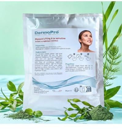 Dermopro Spirulina Peel-Off-mask, anti-åldrande, åtstramande