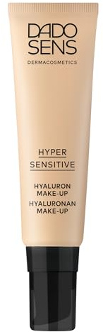 DADO SENS HYPERSENSITIVE Hyaluron Make-up Beige 30 ml, Für Sensible Haut | Leichtes Make-up Serum, Mittlere Deckkraft, Kaschiert Rötungen & Unreinheiten, Feuchtigkeitsspendend & Hautpflegend