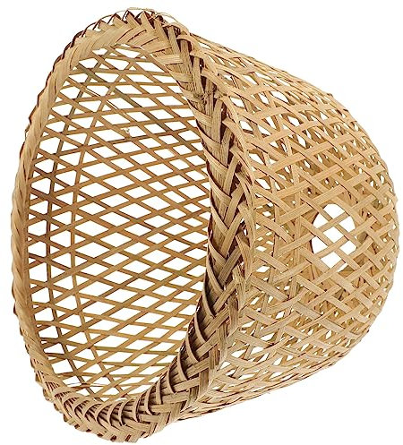 Gadpiparty Paralume In Vimini Paralume In Rattan Di Bambù Copertura Della Luce Lampadario Intrecciato Per Soffitto Lampada Da A Sospensione Home Office Hotel Ristorante B