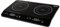 Abode Double Induction Hob Portable Digital Touch Control 2800W Double Electric Hob with 2 Cooking Zones, Plug In & Go, 10 Heat Settings 3 Hour Timer Black, Child Safety Lock AINDH2003