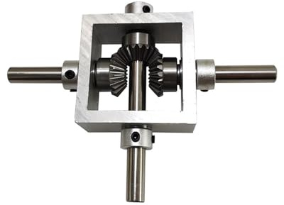 Getriebe Schaltgetriebe 1 Stück 90-Grad-Lenkgetriebe, 1 Modul, 20 Zähne, Kegelrad, 1:1-Übertragung, rechtwinkliges Umkehrgetriebe, 6 mm, 8 mm Welle Richtungsübertragung(8mm)