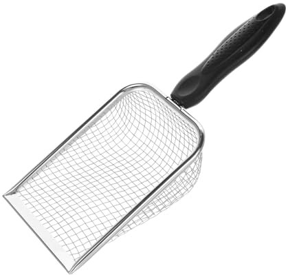 KONTONTY Rete Per Sabbia Setaccio in Acciaio Forma Di Dente Di Per Sabbia Per Ragazza e Raccolta Di Conchiglie e Giardinaggio Argento