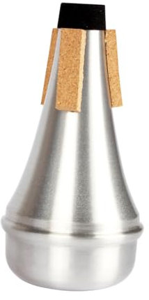 Gerader Trompetendämpfer aus Aluminium, Jazzinstrument, Schalldämpfer für Anfänger, Standard-Sound, entworfen für Instrumente zum Üben
