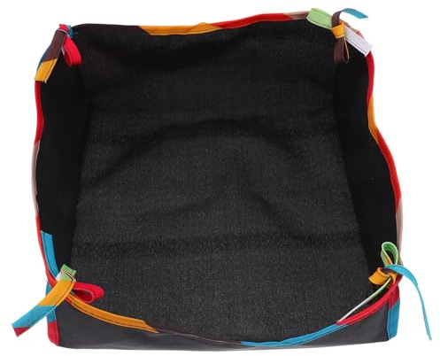HOODANCOS Organizador de Cochecito para Ñiño Bolsa de Almacenamiento Inferior de Tela Oxford Negra, Plegable, Firme y Estable, Adecuado para Viajes y Uso al Aire Libre