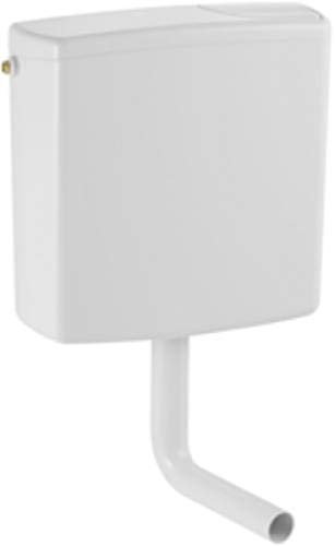 Geberit Auputz Spulkasten 140.333 weiss m.Eckventil