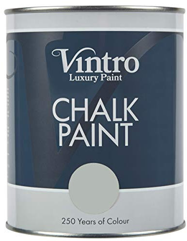 Vintro | Chalk Paint | Furniture Paint | Shabby Chic | Upcycle | Decorate | Ultra Matt Finish | 1 Litre (Duck Egg)