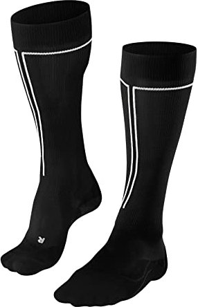 FALKE Damen Laufsocken RU Compression Energy W KH Funktionsmaterial mit Kompression 1 Paar, Schwarz (Black 3003) - Wadenumfang W2, 35-38