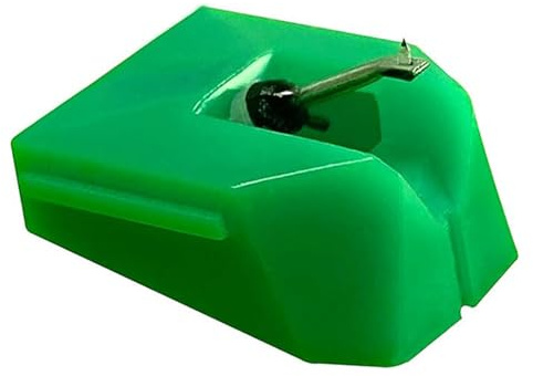 Sghtil Audio Needle - Green Record Player Replacement Needle | Music Recording Equipment, Retro Recorder Accessories, Turntable Cartridge Tools for Home Office