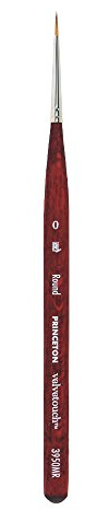 PRINCETON VELVETOUCH, Series P3950, Mini Rund Gr. 0, size 0