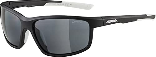 ALPINA Unisexe - Adultes, DEFEY Lunettes de sport, black matt-white, One Size